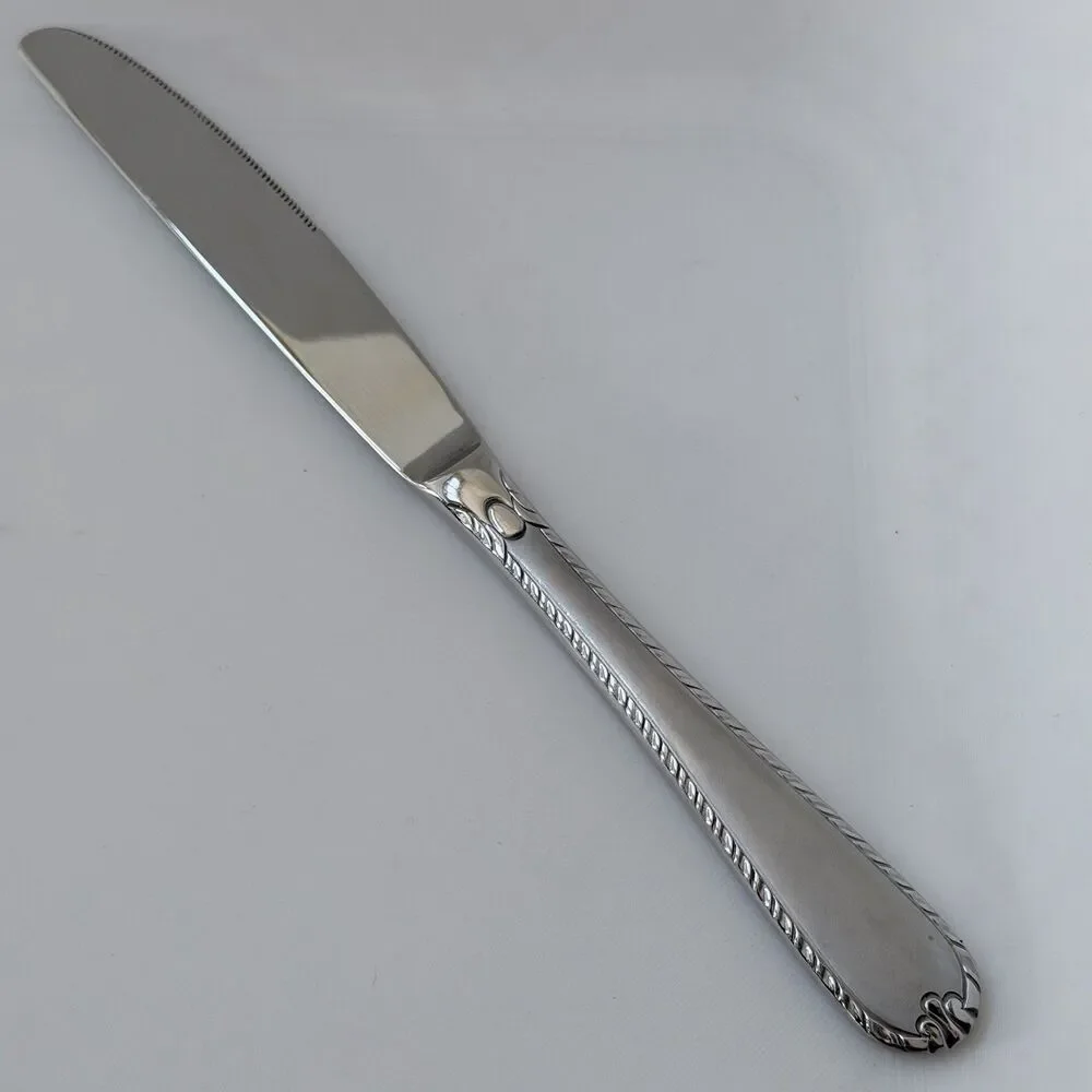 4pc Hampton Rachelle-Frost Dinner Knife/Forks/Butter Knife Stainless 18/10 Korea